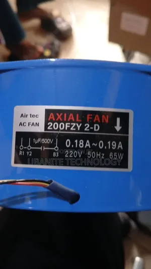 8" Blue Fan 220v and 380v