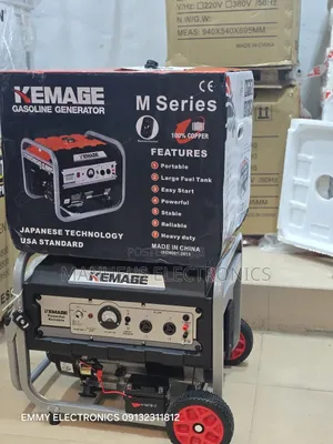 Brand New Kemage 4.5kva Remote Control Petrol Gen Copper Coil