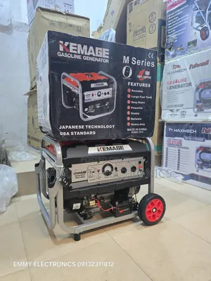 See Kemage Remote Control Petrol Generator 4.5kva Copper Coil