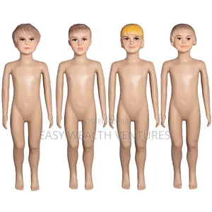 Realistic Plastic Mannequins Designed for Children's Clothing Displays