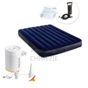 Classic Downy 4 By 6 Air Mattress With Usb Mini Electric Pump