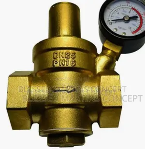 1" Brass Water Pressure Regulator. Also Available in Other Sizes