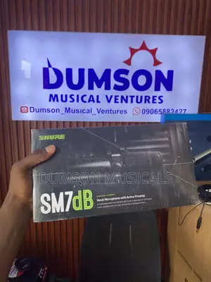 Shure Sm7db Studio Microphone With Preamp Selectable Podcast