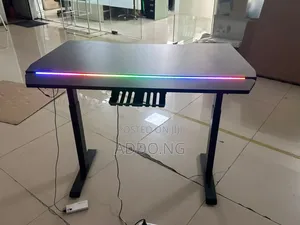 Electric Adjustable Desk 1.4 Meter With Led Lights
