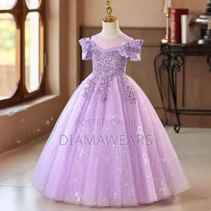 Lilac Ceremonial Unique Princess Smart Full Ball Gown