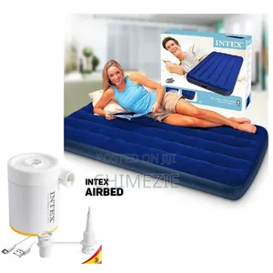 Inflatable 3 By 6 Air Mattress With Usb Mini Electric Pump