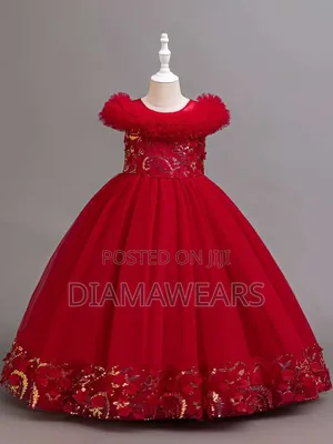 Wine Red Princess Fluffy Luxury Full Ball Gown