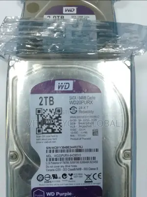 Western Digital Wd Purple 2tb Surveillance Hard Disk Drive