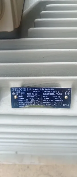 15kw 960rpm Siemens Electric Motor