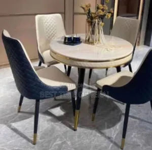 Exclusive Classical Luxury Set of Marble Dinning