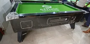 Green Coated Coin and Marble Snooker