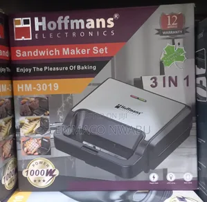 Hoffmans 3in1 Sandwich Maker Set