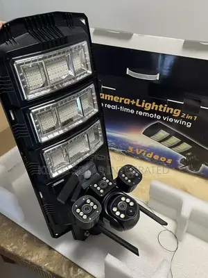 Solar Cameras+Lighting 2in1