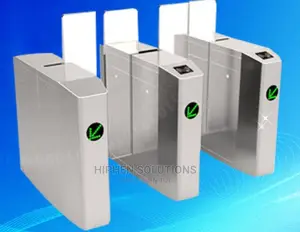 Stainless Steel Outdoor Flap Barrier Turnstile Noiseless Speed Gate