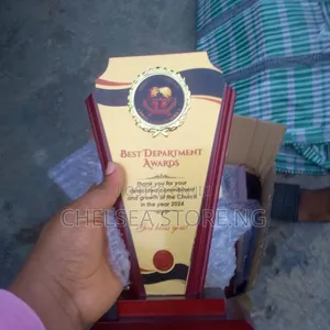Wooden Award Plague Xax1