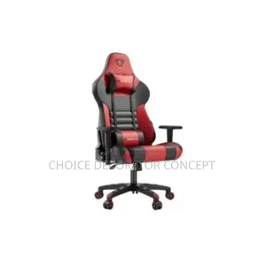 Furgle Gaming Chair With Footrest - Black/Red