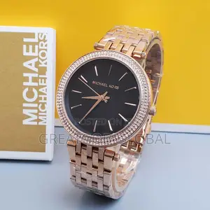 Female Micheal Kors Chain Luxury Wristwatch