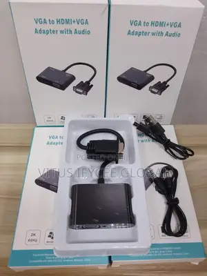Vga to Hdmi+Vga Adapter With Audio