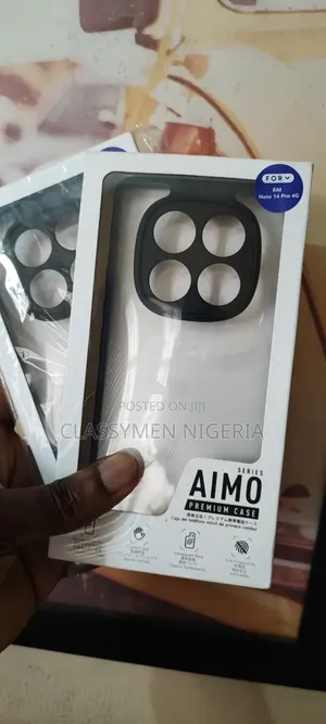 Xiaomi Redmi Note 14 Pro 4g Anti-Fingerprint Case + Camera Protection