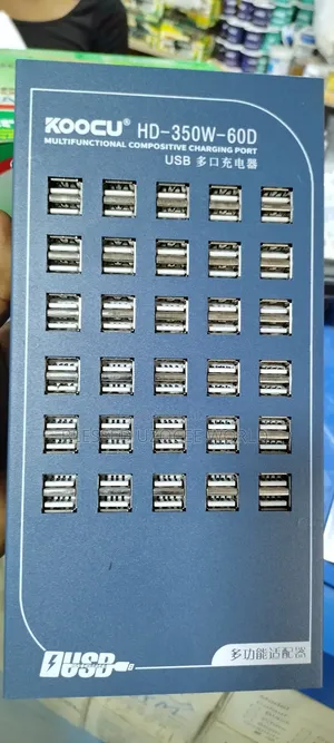 60 In1 Koocu Hd-350-60 Multifunctional Usb Charging Ports Station Tool