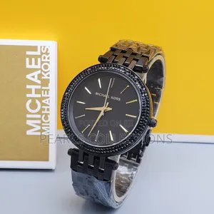 New Luxury Design Michael Kors Black Chain Watch