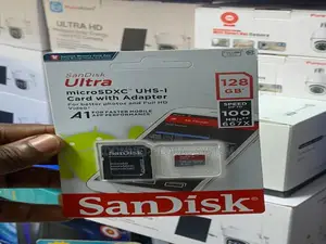 Ultra 128gb Microsd 100mb/S Speed Memory Card+ Adapter