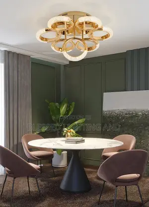 Led Crystal Ceiling Fitting for Living Room, Dinning Room, Bedroom