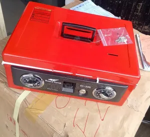 Red Color Cash Box by Eagle Sc-300