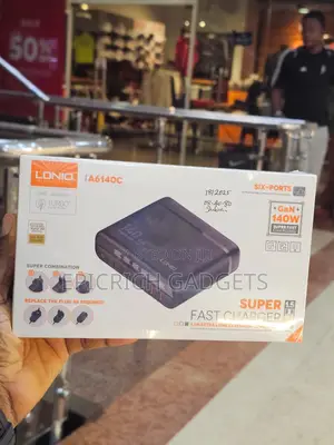 Ldnio Six Ports 140w Super Fast Charger/Universal Adapter
