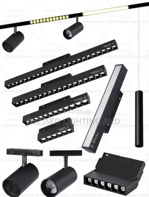 Modern Magnetic Track Lighting System and It Accessories for Indoor