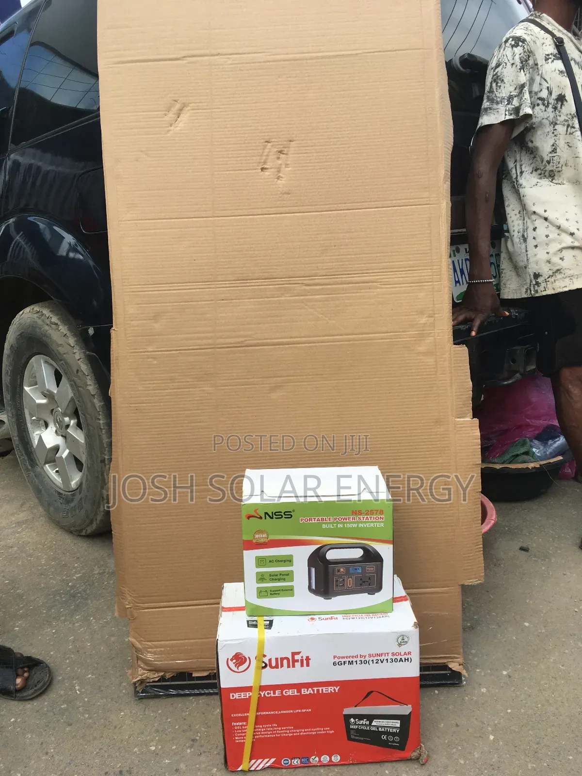 NSS Solar Generator With Additional Battery Battery