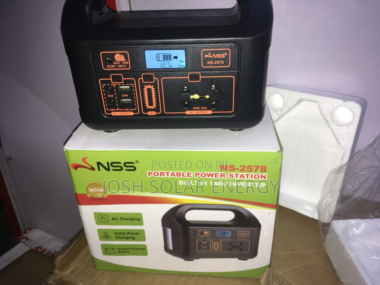 NSS Solar Generator With Additional Battery Battery