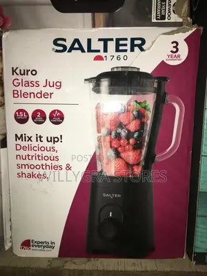 Salter Kuro Glass Jug Blender - Black