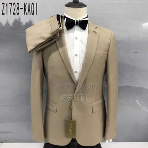 Single Button Suit (Carton and Blue Color)For Rent