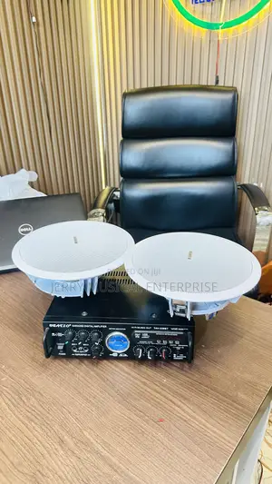 Tabled Amplifer With 2 50watts Ceiling Speakers Bluetooth