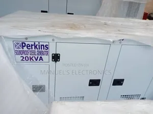 Sp20kva Brand New Perkins Diesel Soundproof Generator 2years Wty