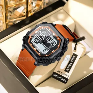Quality Poedegar Rubber Men's Wristwatch 