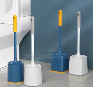 White Toilet Brush