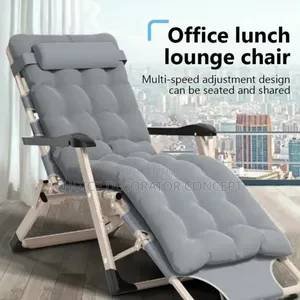 Foldable Office Lunch Lounge Chair – Multi-Position Recliner*