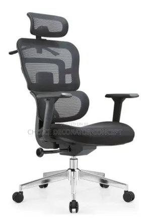 Ergonomic Mesh Office Chair With Headrest Lumbar Support To