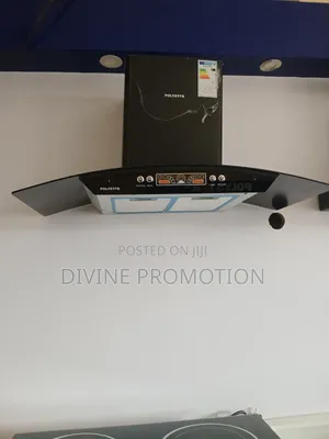 90cm Polystar Range Hood ( Heat Extractor), Manual, Black Color
