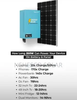 250w Solar Generator With 200w Panel