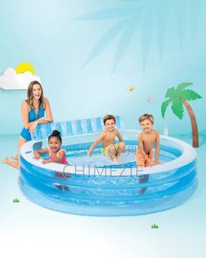 Swim Center Round Inflatable Family Lounge Pool