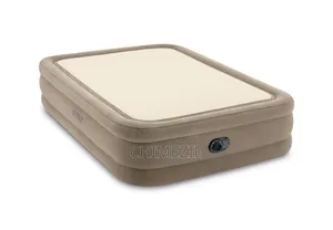 Dura-Beam Deluxe Air Mattress 20" Queen W/ Built-in Electric Pump