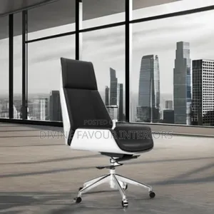 Glossy High Back Armless Design Swivel Office Chair
