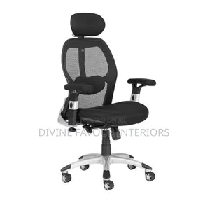 Deluxe Adjustable Arm Mesh Executive Office Chair