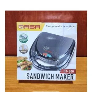 2 Face Qasa Bread Toaster and Sandwich Maker Qt-800