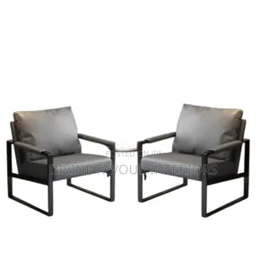 Vintage Accent Upholstered Armchair - Set of 2 - Gray