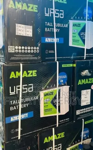 Amaze Tubular Battery 220amps//12v