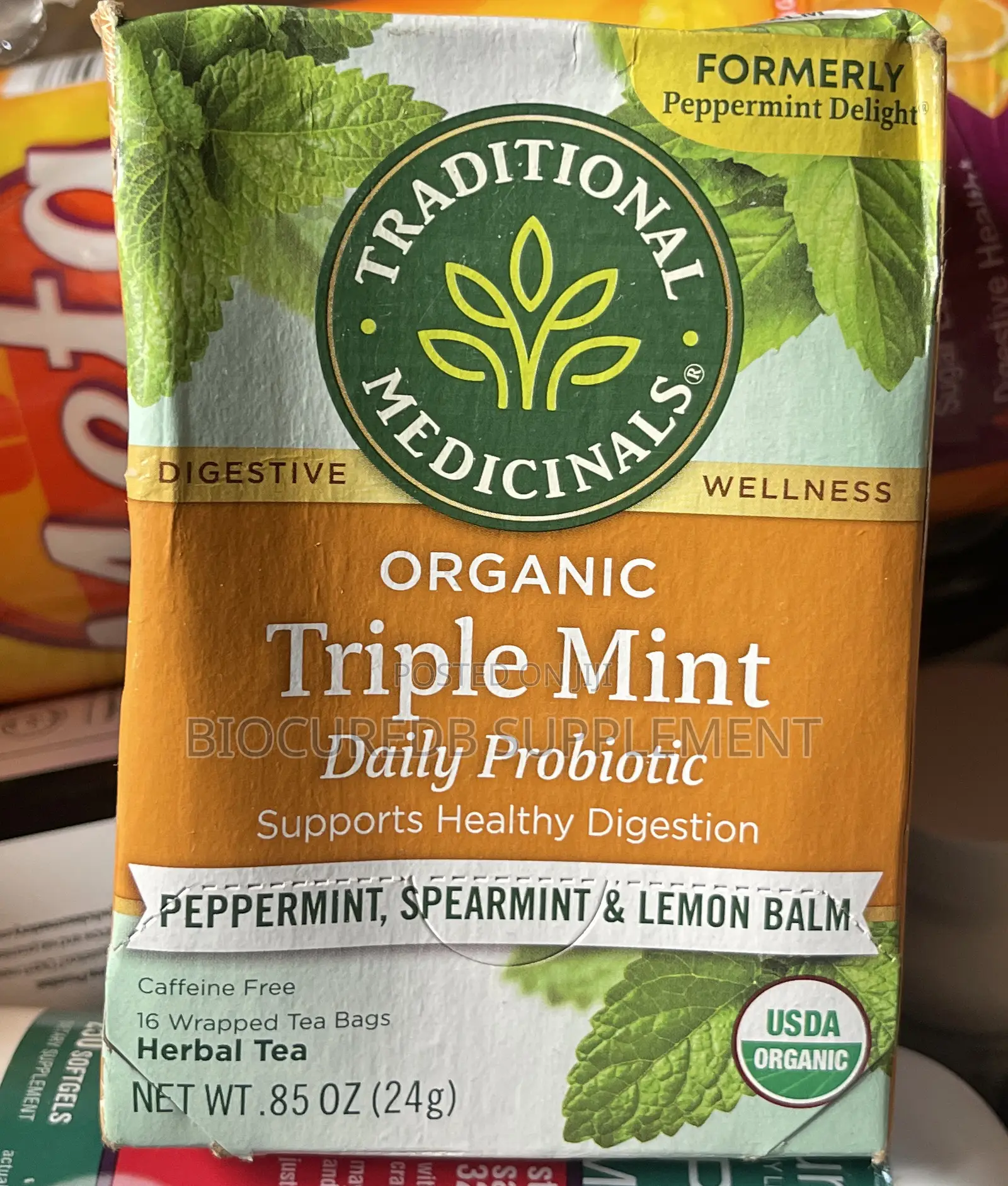 Spearmint Peppermint Lemon Balm Tea